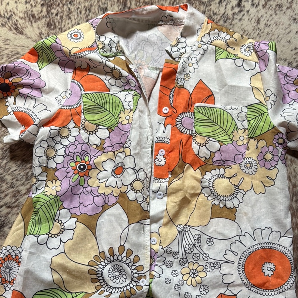 Floral Button-Up Shirt